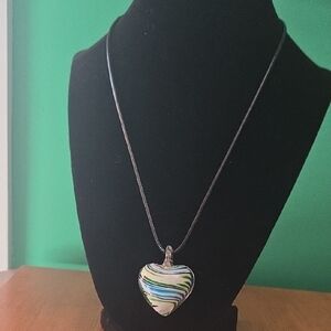 Elegant Heart Pendant Necklace